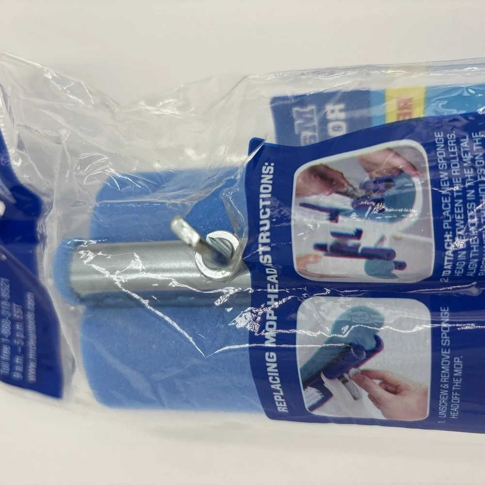 Mr Clean MagicEraser Roller Mop Refill Replacement Head Quick Sponge Mop Cleaner